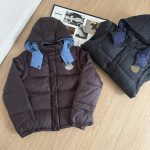 Moncler Down Jacket Brown Duck Nylon Fabric Quick-Drying Street Style High-End Quality Winter