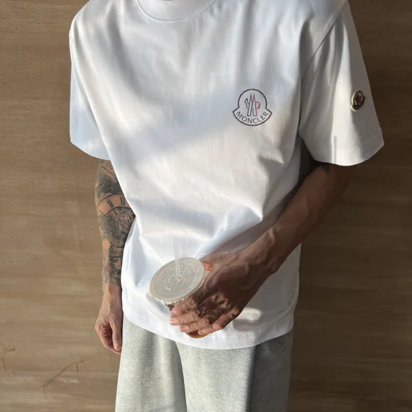Monk Short-Sleeved Shirt Red Cotton Unrestricted Movement Street Style Relaxed Gentle Breeze