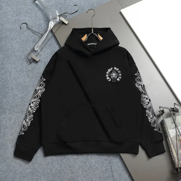 Chrome Hearts Hoodie Red Denim
