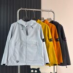 Stone Island Jacket Orange Street Style
