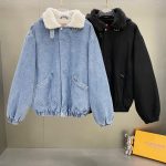 Supreme Outerwear Blue Down Denim Autumn Winter And