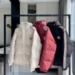 Adidas Cotton-Padded Coat Black Cotton