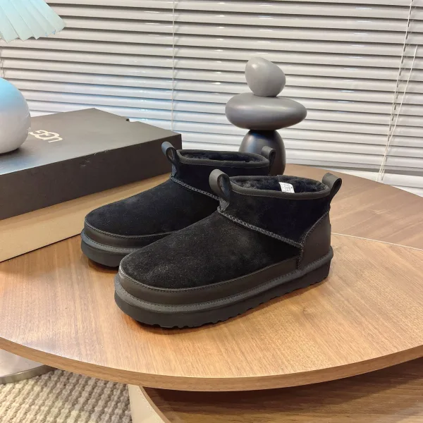 Ugg Leather Snow Boots For Autumn