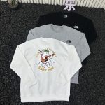 The North Face Sweatshirt Red Cotton Easy To Match Winter