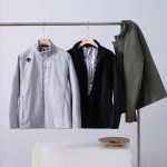 Descente Cotton-Padded Clothes Green Cotton