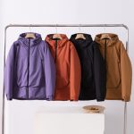 Descente Cotton-Padded Clothes Orange Cotton