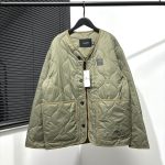 Coach Outerwear Green Cotton Thin Down Street Style Winter Early