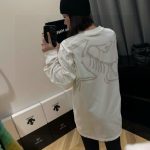 Archaeopteryx Long-Sleeved T-Shirt Black Cotton Pure Combed