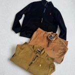 Ralph Lauren Jacket Yellow Cotton Genuine Leather Corduroy