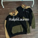 Ralph Lauren Hoodie Green Fleece Fabric Autumn