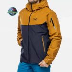 Archaeopteryx Down Jacket Red Gore-Tex Cotton Feather Duck Nylon Winter Down-Proof Fabric