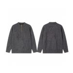 Louis Vuitton Sweater Red Wool Blend Jacquard