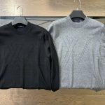 Louis Vuitton Long-Sleeved Shirt Red Wool Jacquard Simple And Elegant