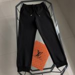 Prada Sweatpants Black Cotton Pure Simple And Versatile Winter