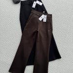 Descente Long Pants Red Fleece Simple And Versatile Autumn Winter