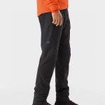 Archaeopteryx Trousers Red Fleece Water-Repellent Fabric Autumn Winter Zippered Pocket
