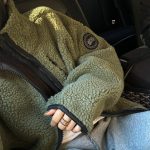 Canada Goose Jacket Red Wool Lambswool Winter