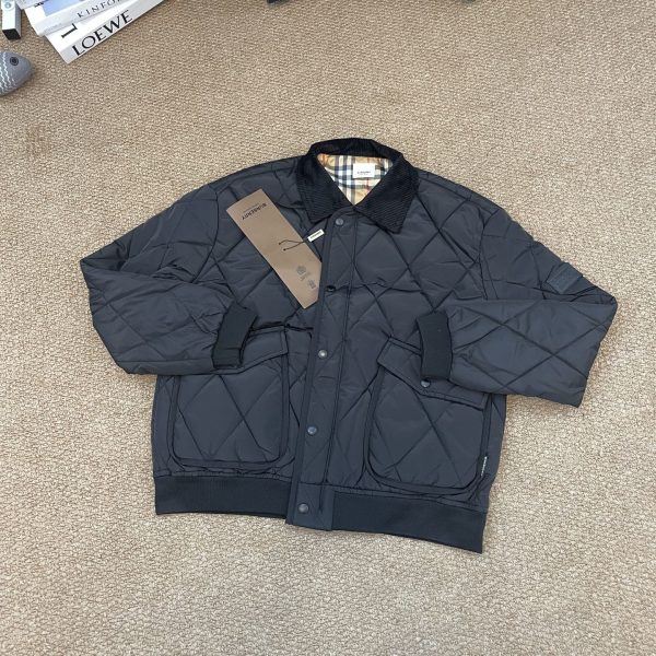 Burberry Shirts Red Eva Cotton Nylon Corduroy Fabric Running Autumn Winter Patch