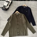 Hazzys Short-Sleeved Shirts Red Cable Knit Autumn Winter And