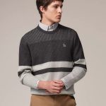Hazzys Long-Sleeved Shirts Red Cotton Silk Wool Daily Commute Autumn