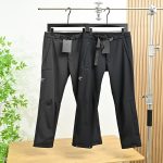 Archaeopteryx Casual Trousers Red Fleece Waterproof Design Quick-Drying Suitable For All Body Types Simple Style Autumn Winter Side Pockets