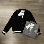 Calvin Klein Outerwear Red Cotton Wool Blend Embroidery