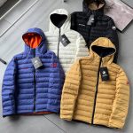 Mammoth Down Jacket Red Winter Slim Fit Zippered Pocket