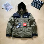 North Down Jackets Red Gore-Tex Duck Embroidery