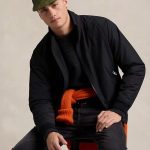 Ralph Lauren Outerwear Black Minimalist Style Sophistication Clean Cut