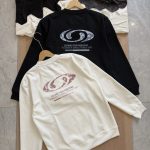 Salomon Hoodie Ash Cotton Stylish And Simple Spring Autumn Winter