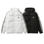 Adidas Outerwear Black Cotton Winter