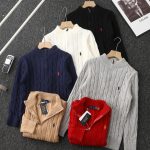 Ralph Lauren Sweater Red Simple And Versatile Easy To Match Winter