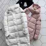 Descente Down Jackets Pink Eva Feather Goose Polyester Fiber Street Style Winter