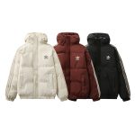 Adidas Outerwear Red Cotton Winter