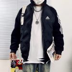 Adidas Jacket Red Down Exquisite Workmanship Street Style Embroidery