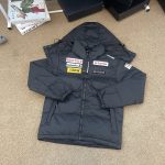Descente Shirts Red Down Autumn Winter Patch
