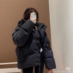 Canada Goose Down Jacket Red Down-Proof Fabric