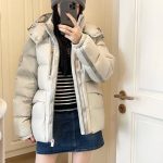 Monk Down Jacket Red Feather Duck Feathers Goose Simple Design Street Style Spring Autumn Winter And Late