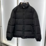 Prada Coat Ash Down Sophistication