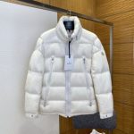 Moncler Coat White Goose Down Sophistication