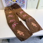 Chrome Hearts Cargo Pants Red