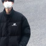 New Balance Cotton-Padded Coat Black Cotton Down Oxford Cloth
