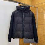 Canada Goose Outerwear Red Down Nylon Knitted Fabric Relaxed Fit Patch