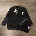 Chrome Hearts Hoodies Ash Eva Cotton Pure Understated Exquisite Tailoring Style Foam Printing