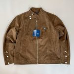 Prada Outerwear Brown Suede Retro Workwear Autumn