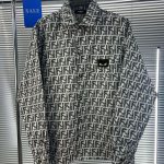 Fendi Shirts Red Jacquard Denim