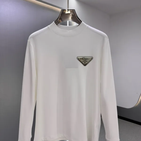 Prada Cotton Base Layer Shirt For Fall