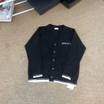 Dior Long-Sleeved Shirts Red Wool Blend Sophistication Autumn Winter And Embroidery