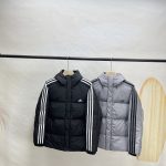 Adidas Down Jacket Red Duck Fleece Winter