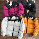 The North Face Down Jacket Red Goose Autumn Winter And